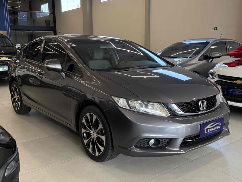 HONDA CIVIC 2.0 LXR 16V 2015/2015 LEHMEN VEÍCULOS VENÂNCIO AIRES / Carros no Vale