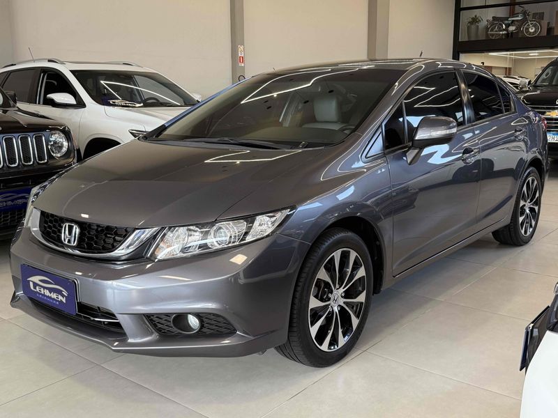 HONDA CIVIC 2.0 LXR 16V 2015/2015 LEHMEN VEÍCULOS VENÂNCIO AIRES / Carros no Vale