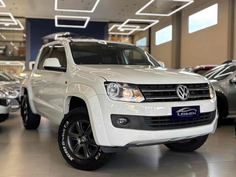 VOLKSWAGEN AMAROK 2.0 TRENDLINE 4X4 CD 16V TURBO INTERCOOLER 2015/2015 LEHMEN VEÍCULOS VENÂNCIO AIRES / Carros no Vale
