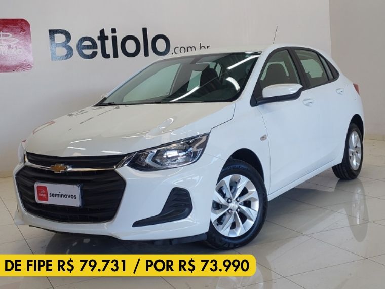Chevrolet ONIX 1.0 TURBO FLEX LT AUTOMÁTICO 2022/2023 BETIOLO NOVOS E SEMINOVOS LAJEADO / Carros no Vale