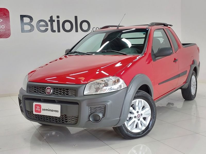 Fiat STRADA 1.4 MPI HARD WORKING CE 8V FLEX 2P MANUAL 2017/2018 BETIOLO NOVOS E SEMINOVOS LAJEADO / Carros no Vale