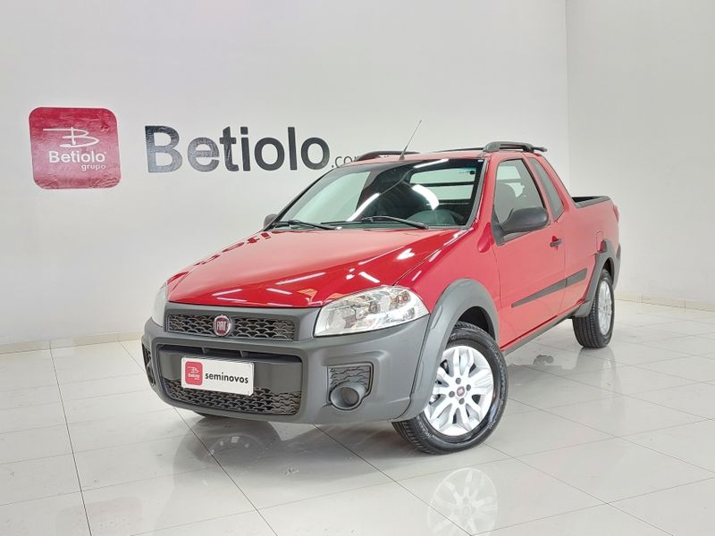 Fiat STRADA 1.4 MPI HARD WORKING CE 8V FLEX 2P MANUAL 2017/2018 BETIOLO NOVOS E SEMINOVOS LAJEADO / Carros no Vale