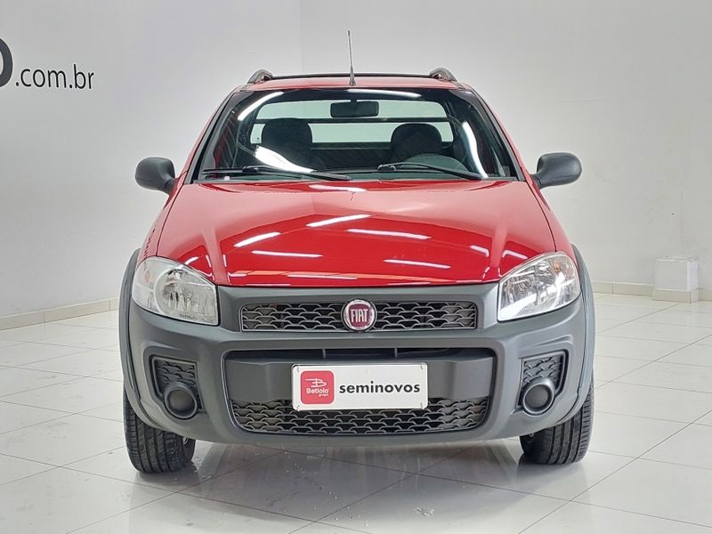 Fiat STRADA 1.4 MPI HARD WORKING CE 8V FLEX 2P MANUAL 2017/2018 BETIOLO NOVOS E SEMINOVOS LAJEADO / Carros no Vale