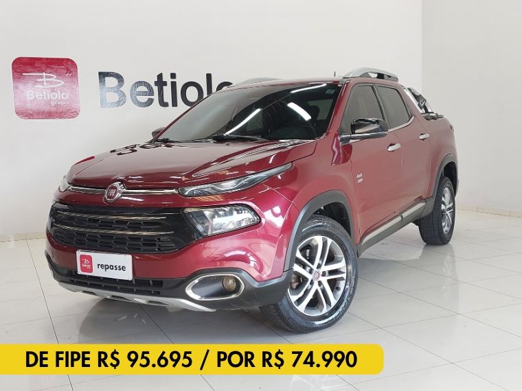 Fiat TORO 2.0 16V TURBO DIESEL VOLCANO 4WD AT9 2017/2017 BETIOLO NOVOS E SEMINOVOS LAJEADO / Carros no Vale