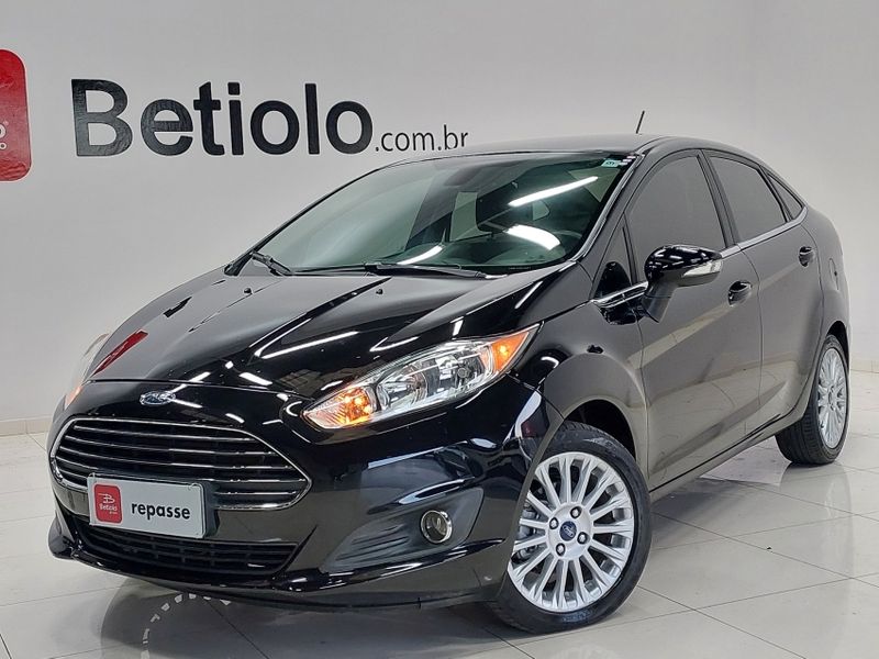 Ford FIESTA 1.6 TITANIUM PLUS SEDAN 16V FLEX 4P POWERSHIFT 2017/2017 BETIOLO NOVOS E SEMINOVOS LAJEADO / Carros no Vale