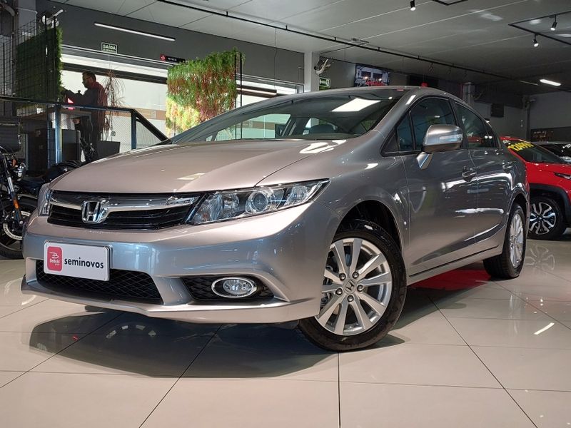 Honda CIVIC 2.0 LXR 16V FLEX 4P AUTOMÁTICO 2013/2014 BETIOLO NOVOS E SEMINOVOS LAJEADO / Carros no Vale