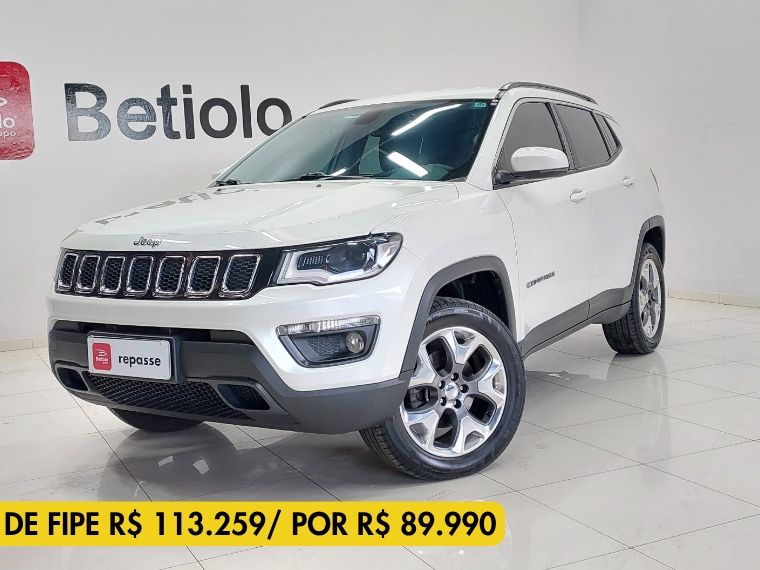 JEEP COMPASS 2.0 16V DIESEL LONGITUDE 4X4 AUTOMÁTICO 2019/2020 BETIOLO NOVOS E SEMINOVOS LAJEADO / Carros no Vale