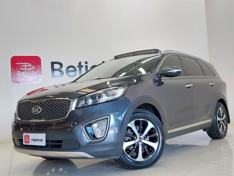 KIA SORENTO 3.3 V6 GASOLINA EX 7L AUTOMATICO 2015/2016 BETIOLO NOVOS E SEMINOVOS LAJEADO / Carros no Vale