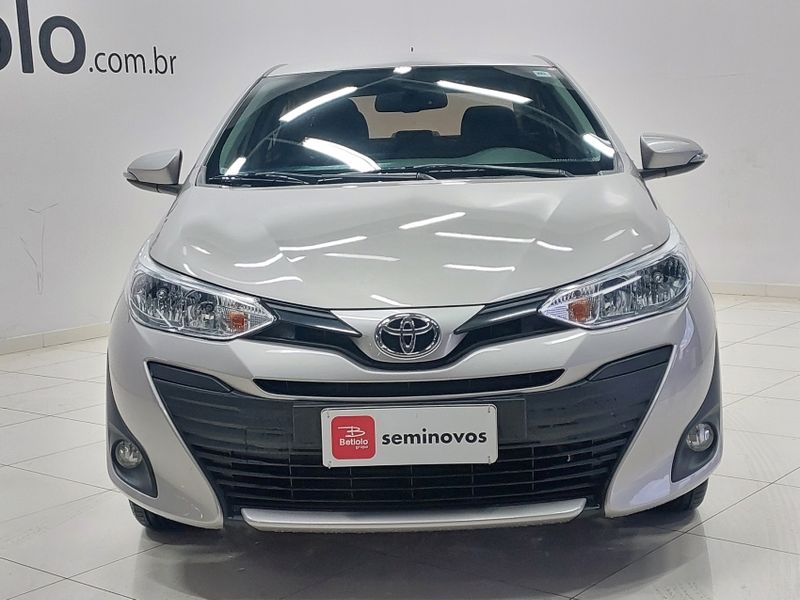 Toyota YARIS 1.5 16V FLEX SEDAN XL PLUS TECH MULTIDRIVE 2019/2019 BETIOLO NOVOS E SEMINOVOS LAJEADO / Carros no Vale