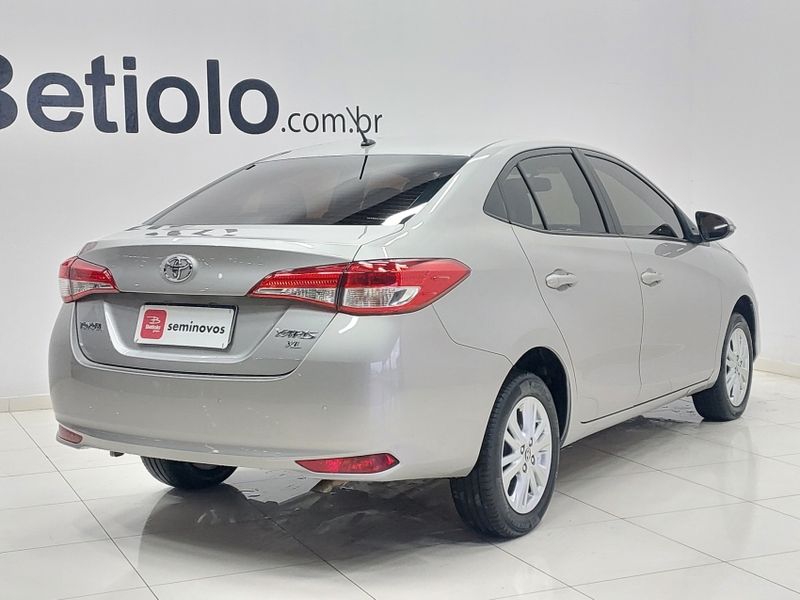 Toyota YARIS 1.5 16V FLEX SEDAN XL PLUS TECH MULTIDRIVE 2019/2019 BETIOLO NOVOS E SEMINOVOS LAJEADO / Carros no Vale