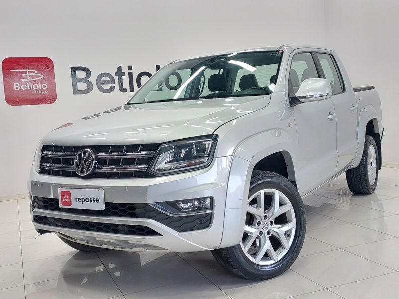 Volkswagen AMAROK 2.0 HIGHLINE 4X4 CD 16V TURBO INTERCOOLER DIESEL 4P AUTOMÁTICO 2018/2018 BETIOLO NOVOS E SEMINOVOS LAJEADO / Carros no Vale