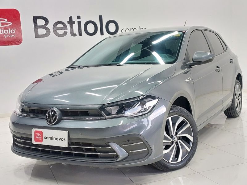 Volkswagen POLO 1.0 170 TSI HIGHLINE AUTOMÁTICO 2023/2024 BETIOLO NOVOS E SEMINOVOS LAJEADO / Carros no Vale