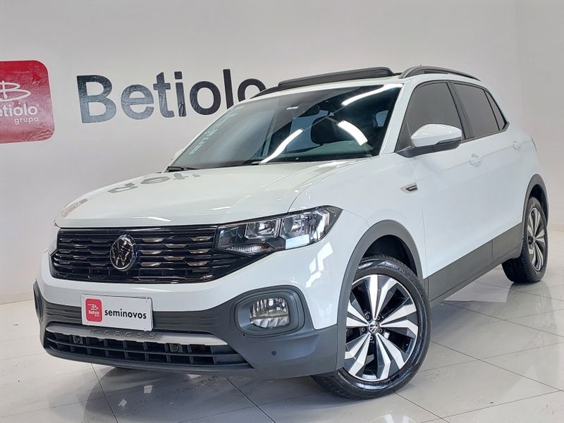 Volkswagen T-CROSS 1.0 200 TSI TOTAL FLEX COMFORTLINE AUTOMÁTICO 2024/2024 BETIOLO NOVOS E SEMINOVOS LAJEADO / Carros no Vale
