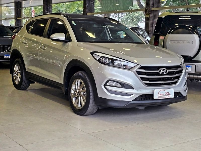 Hyundai TUCSON 1.6 16V T-GDI GASOLINA GLS ECOSHIFT 2017/2018 CARRO DEZ NOVO HAMBURGO / Carros no Vale