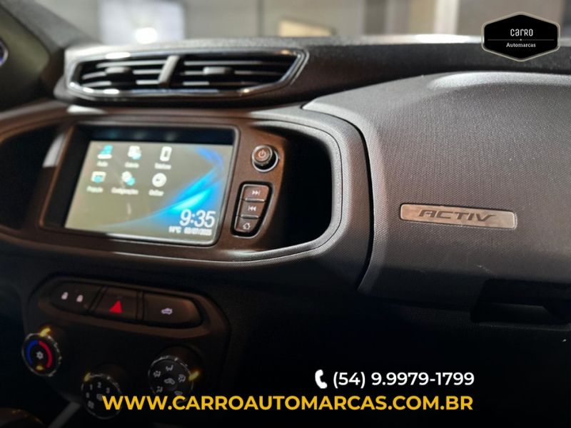 Chevrolet ONIX 1.4 MPFI ACTIV 8V FLEX 4P AUTOMÁTICO 2018/2019 CARRO AUTOMARCAS CAXIAS DO SUL / Carros no Vale