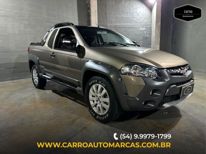 Fiat STRADA 1.8 MPI ADVENTURE CE 16V FLEX 2P AUTOMATIZADO 2015/2016 CARRO AUTOMARCAS CAXIAS DO SUL / Carros no Vale