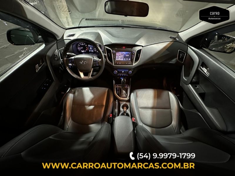 Hyundai CRETA 2.0 16V FLEX PRESTIGE AUTOMÁTICO 2018/2019 CARRO AUTOMARCAS CAXIAS DO SUL / Carros no Vale