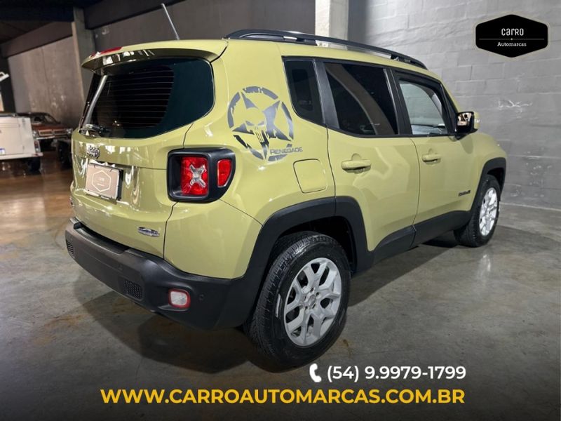 JEEP RENEGADE 2.0 16V TURBO DIESEL LONGITUDE 4P 4X4 AUTOMÁTICO 2015/2016 CARRO AUTOMARCAS CAXIAS DO SUL / Carros no Vale