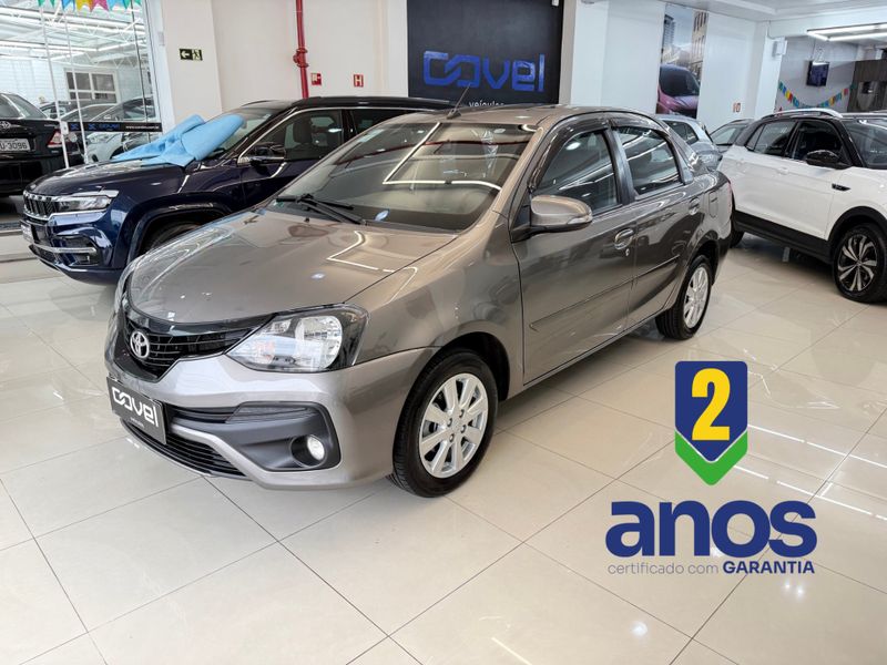 Toyota Etios Sedan X Plus 1.5 2019/2020 COVEL VEICULOS ENCANTADO / Carros no Vale