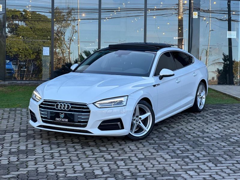 Audi A5 Ambiente Sportb 2.0 TFSI S Tonic 2017/2018 CONCEPT MOTORS PASSO FUNDO / Carros no Vale