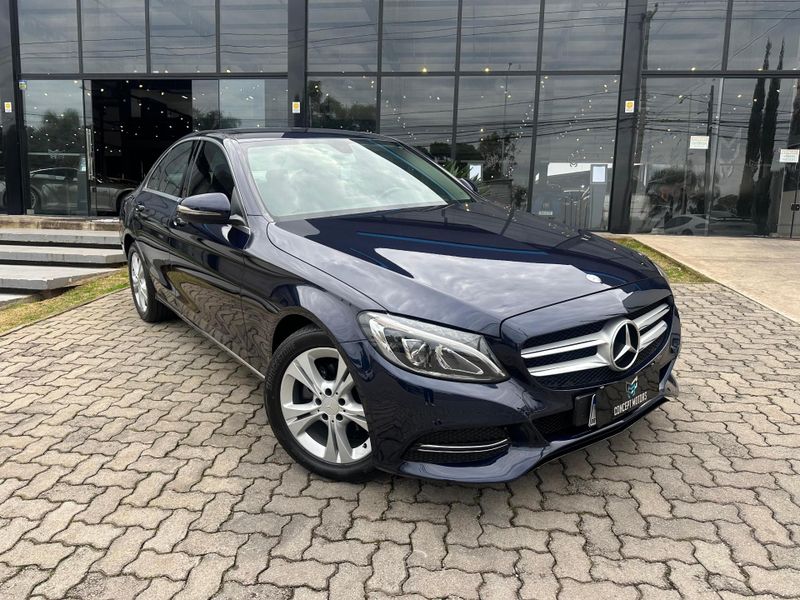 Mercedes-Benz C-180 1.6 Turbo 16V/Flex 16V Aut. 2014/2015 CONCEPT MOTORS PASSO FUNDO / Carros no Vale