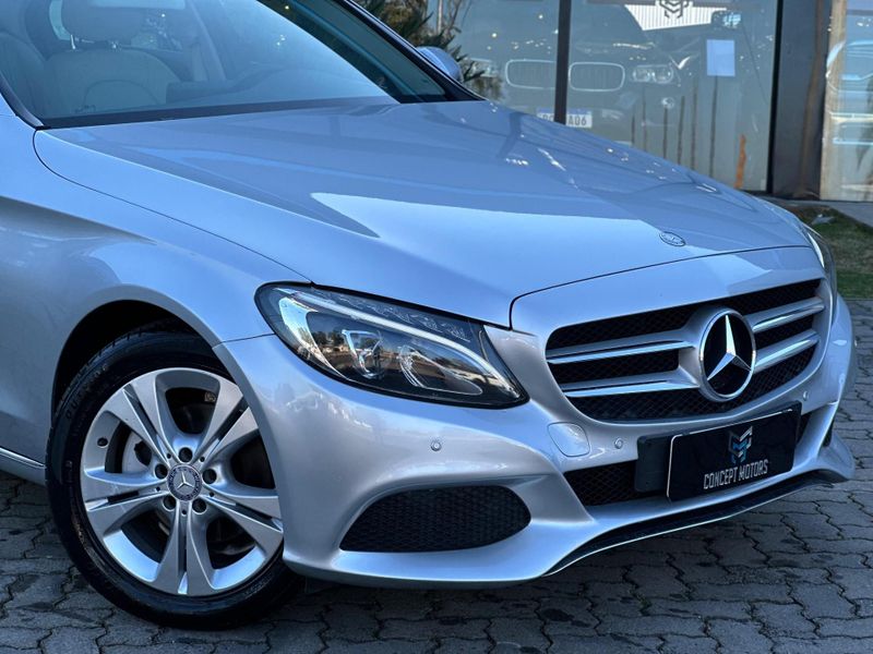 Mercedes-Benz C-180 CGI Exc 1.6/1.6 Flex TB 16V Aut. 2016/2016 CONCEPT MOTORS PASSO FUNDO / Carros no Vale