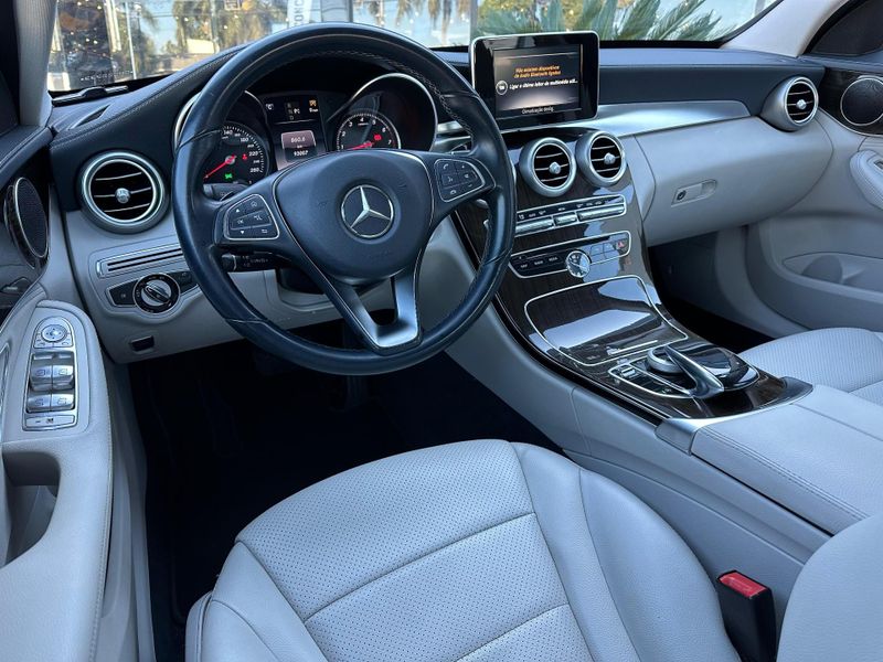 Mercedes-Benz C-180 CGI Exc 1.6/1.6 Flex TB 16V Aut. 2016/2016 CONCEPT MOTORS PASSO FUNDO / Carros no Vale