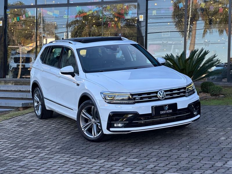 Volkswagen Tiguan Allspac R-Line 350 TSI 2.0 4×4 2018/2019 CONCEPT MOTORS PASSO FUNDO / Carros no Vale