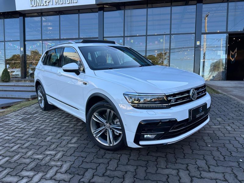 Volkswagen Tiguan Allspac R-Line 350 TSI 2.0 4×4 2018/2019 CONCEPT MOTORS PASSO FUNDO / Carros no Vale