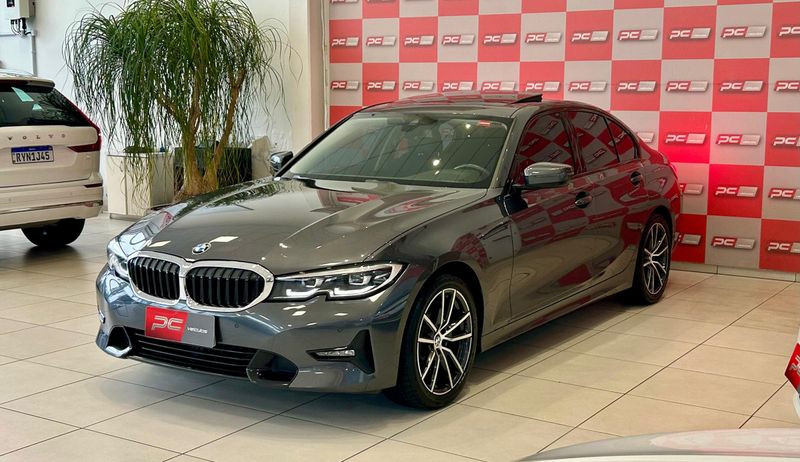 BMW 320iA 2.0 Turbo/ActiveFlex 16V/GP 2020/2021 PC VEÍCULOS SANTA CRUZ DO SUL / Carros no Vale