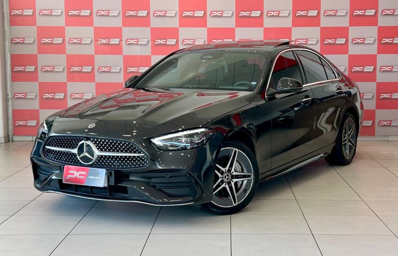 Mercedes-Benz C-200 AMG Line EQ Boost 1.5 TB (Hib.) 2022/2023 PC VEÍCULOS SANTA CRUZ DO SUL / Carros no Vale