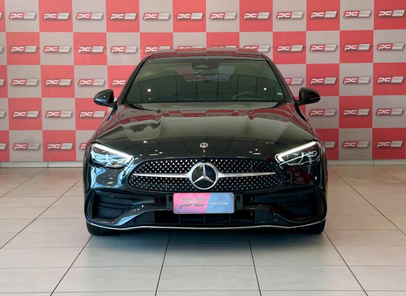 Mercedes-Benz C-200 AMG Line EQ Boost 1.5 TB (Hib.) 2022/2023 PC VEÍCULOS SANTA CRUZ DO SUL / Carros no Vale