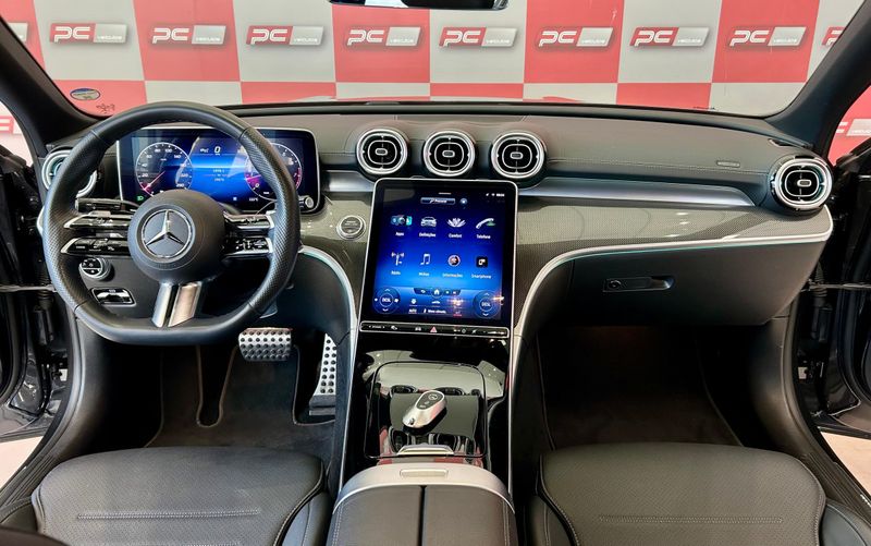 Mercedes-Benz C-200 AMG Line EQ Boost 1.5 TB (Hib.) 2022/2023 PC VEÍCULOS SANTA CRUZ DO SUL / Carros no Vale