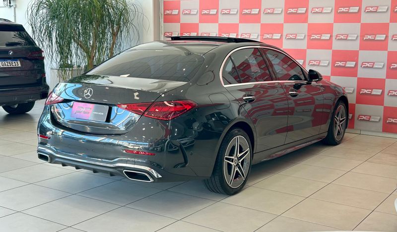 Mercedes-Benz C-200 AMG Line EQ Boost 1.5 TB (Hib.) 2022/2023 PC VEÍCULOS SANTA CRUZ DO SUL / Carros no Vale