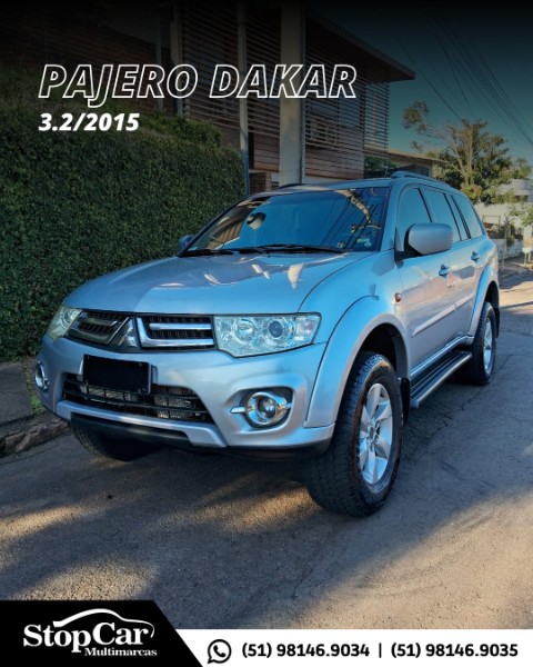 MITSUBISHI PAJERO DAKAR 3.2 4X4 T.I DIES 2015/2015 STOPCAR MULTIMARCAS ESTRELA / Carros no Vale