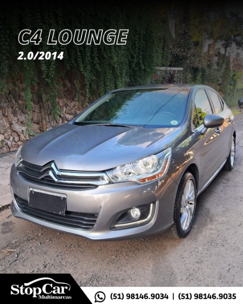 CITROEN C4 LOUNGE TENDANCE 2.0 2014/2014 STOPCAR MULTIMARCAS ESTRELA / Carros no Vale