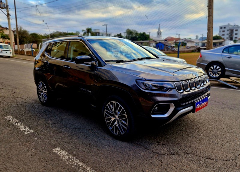 JEEP COMPASS 2.0 LIMITED TD350 TURBO 4X4 2021/2022 CRUZEIRO MULTIMARCAS CRUZEIRO DO SUL / Carros no Vale