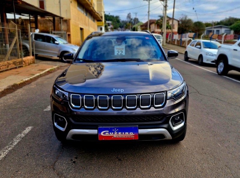 JEEP COMPASS 2.0 LIMITED TD350 TURBO 4X4 2021/2022 CRUZEIRO MULTIMARCAS CRUZEIRO DO SUL / Carros no Vale