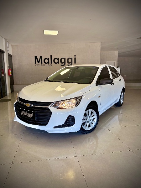 CHEVROLET ONIX 1.0 TURBO FLEX AUTOMÁTICO 2019/2020 MALAGGI VEÍCULOS ENCANTADO / Carros no Vale