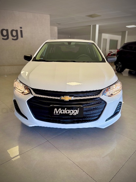 CHEVROLET ONIX 1.0 TURBO FLEX AUTOMÁTICO 2019/2020 MALAGGI VEÍCULOS ENCANTADO / Carros no Vale