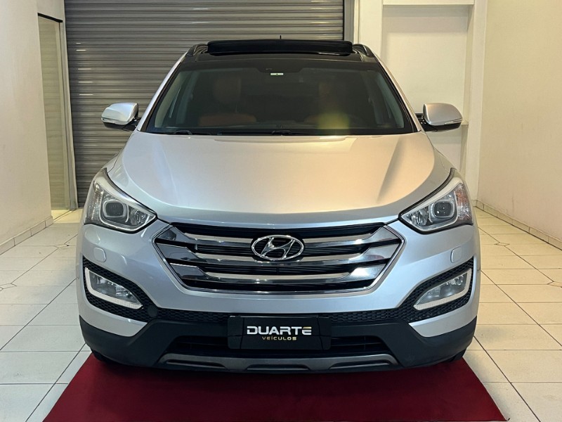 HYUNDAI SANTA FÉ 3.3 MPFI 4X4 V6 270CV GASOLINA 4P AUTOMÁTICO 2014/2015 DUARTE VEÍCULOS PORTO ALEGRE / Carros no Vale