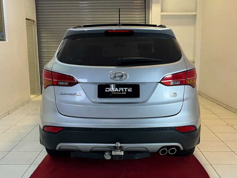 HYUNDAI SANTA FÉ 3.3 MPFI 4X4 V6 270CV GASOLINA 4P AUTOMÁTICO 2014/2015 DUARTE VEÍCULOS PORTO ALEGRE / Carros no Vale