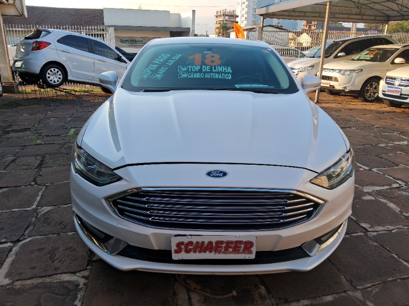 FORD FUSION 2.0 SEL 16V ECOBOOST 2018/2018 SCHAEFER AUTOMÓVEIS TEUTÔNIA / Carros no Vale