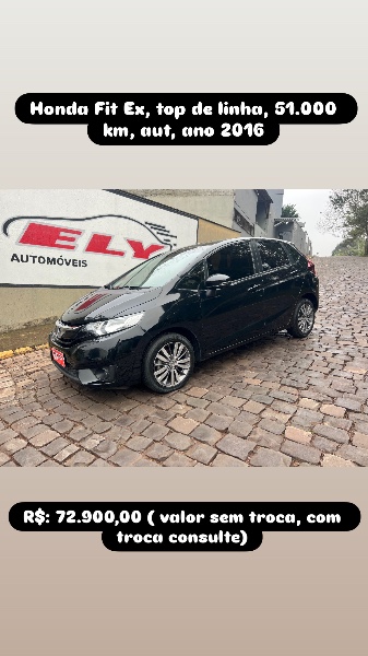 HONDA FIT 1.5 EX - 2016