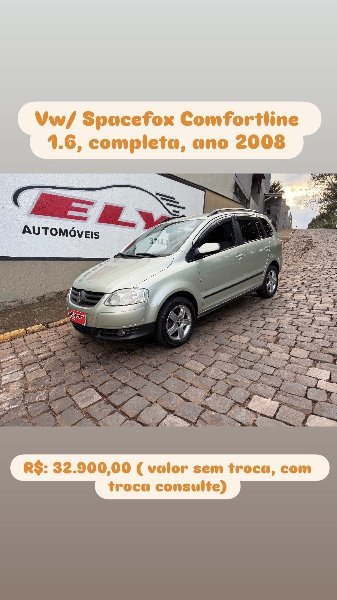 VOLKSWAGEN SPACEFOX COMFORTLINE 1.6 MI T.FLEX 8V 5P - 2008