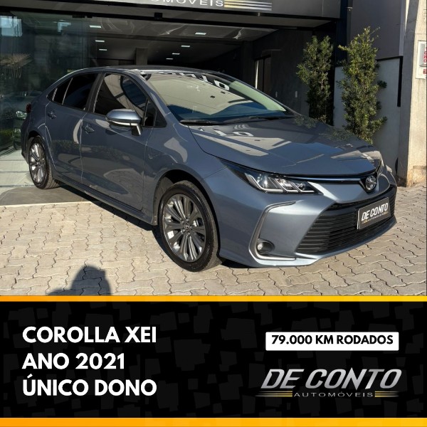 TOYOTA COROLLA 2.0 XEI 16V 2021/2021 DE CONTO AUTOMÓVEIS SARANDI / Carros no Vale