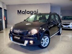 RENAULT SANDERO 1.6 16V SCE FLEX STEPWAY 4P MANUAL 2013/2014 MALAGGI VEÍCULOS ENCANTADO / Carros no Vale