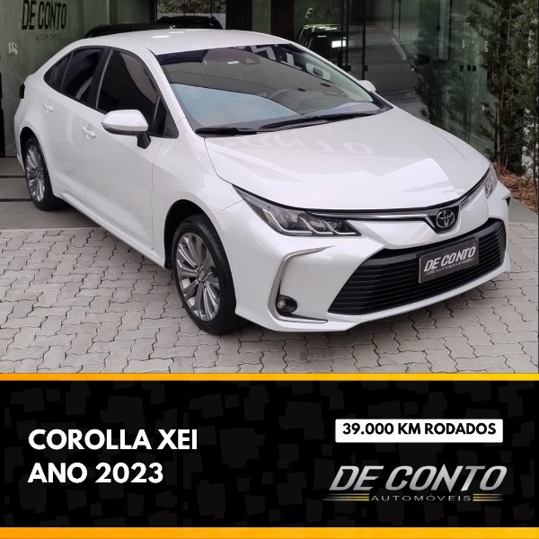 TOYOTA COROLLA 2.0 XEI 16V 2023/2023 DE CONTO AUTOMÓVEIS SARANDI / Carros no Vale