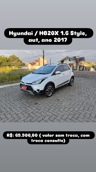 HYUNDAI HB20X 1.6 16V STYLE FLEX 4P AUTOMÁTICO 2017/2017 ELY AUTOMÓVEIS LAJEADO / Carros no Vale
