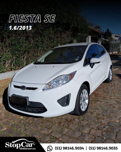 FORD FIESTA 1.6 SE 16V 2013/2013 STOPCAR MULTIMARCAS ESTRELA / Carros no Vale